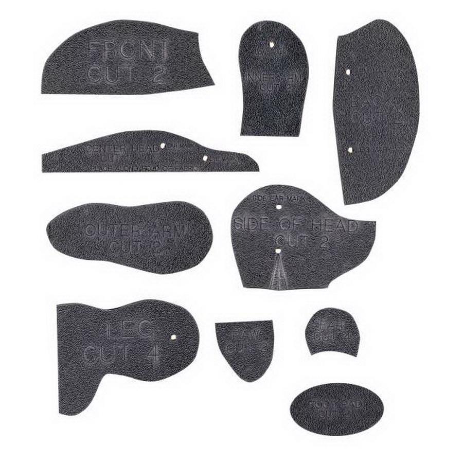 Martelli Teddy Bear Templates (Hinged) - Sewingmachinesplus.com