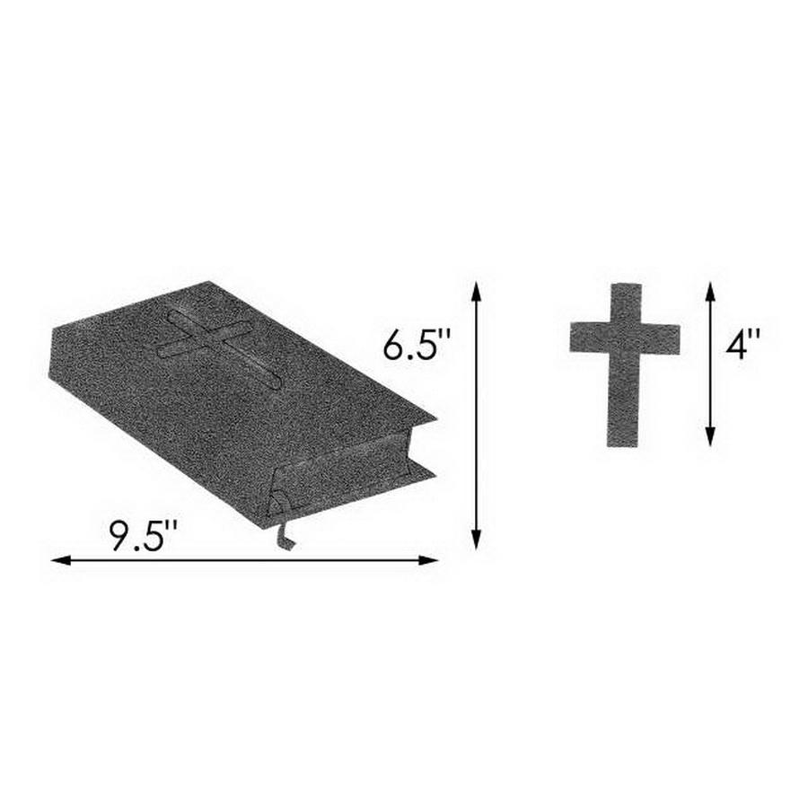 Martelli Tracing Template Set Bible and Cross 2pc - Sewingmachinesplus.com