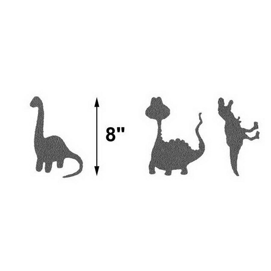 Martelli Dinosaur Tracing Applique Template Set 3pc - Sewingmachinesplus.com