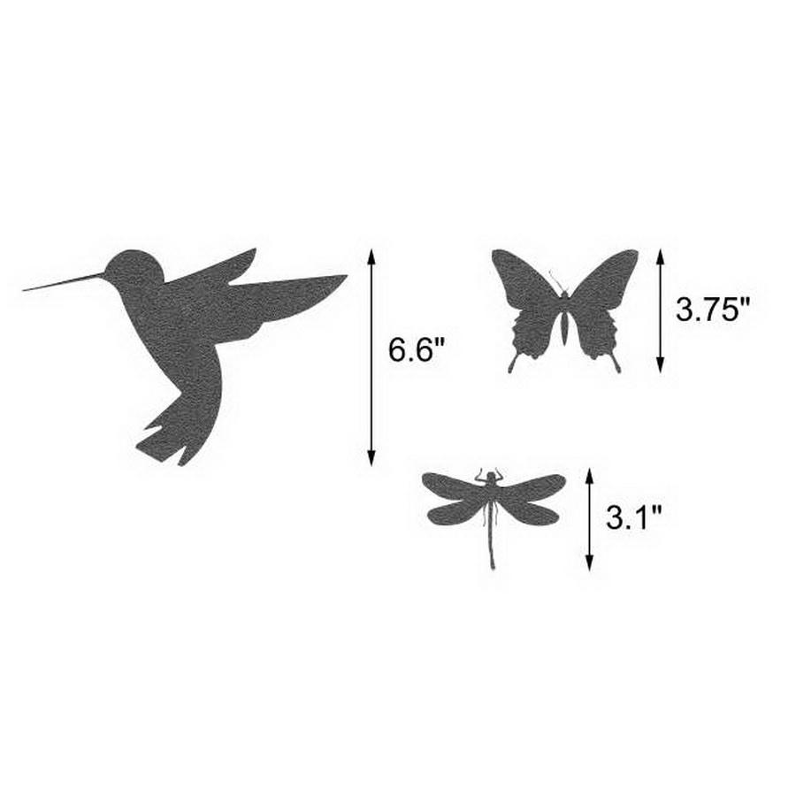 Martelli Garden Guests Tracing Template Set 3pc - Sewingmachinesplus.com