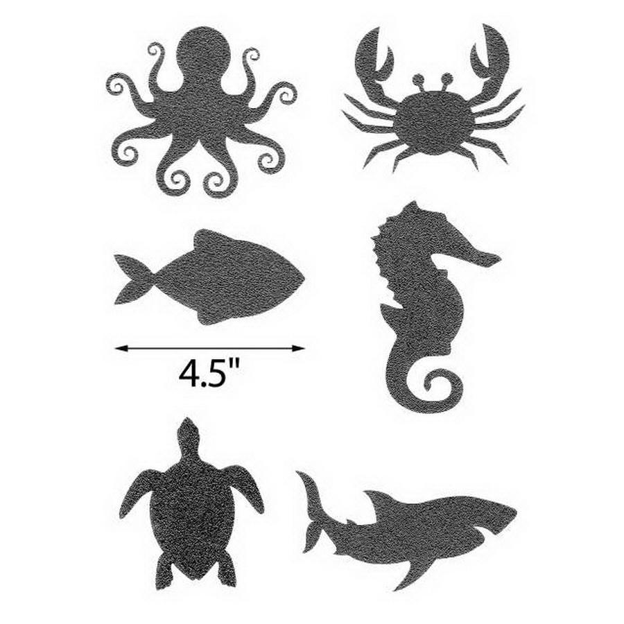 Martelli Sea Life Tracing Template Set 6pc - Sewingmachinesplus.com