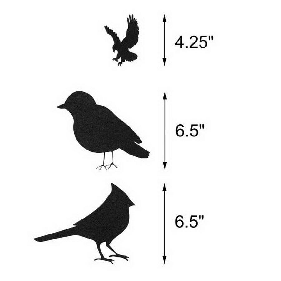 Martelli Uniquely Birds Tracing Applique Template Set 3pc - Sewingmachinesplus.com