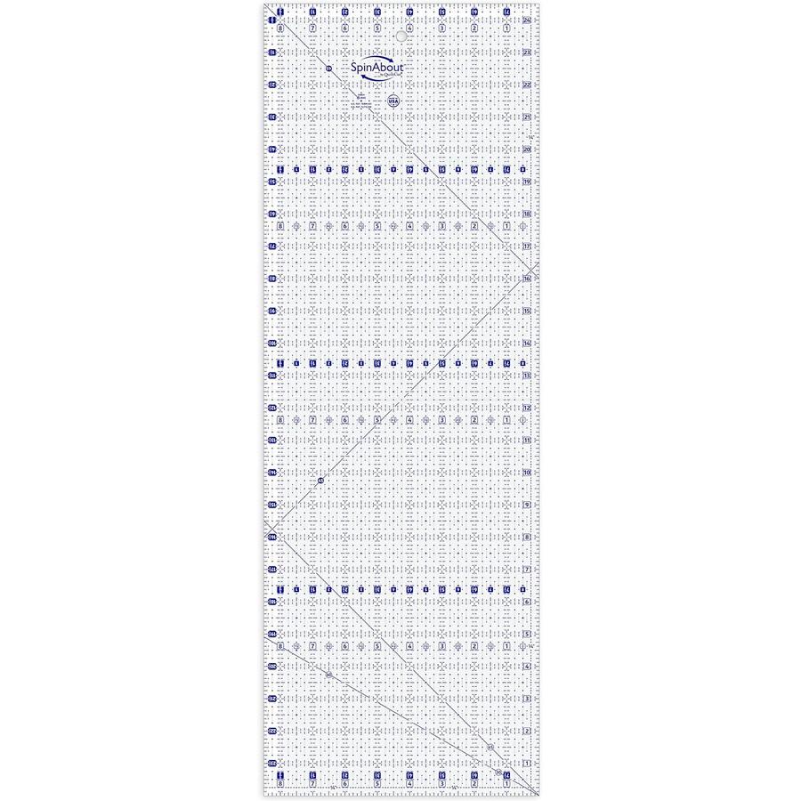 SpinAbout 4.5 in x 8.5 in Rectangle Ruler - Sewingmachinesplus.com