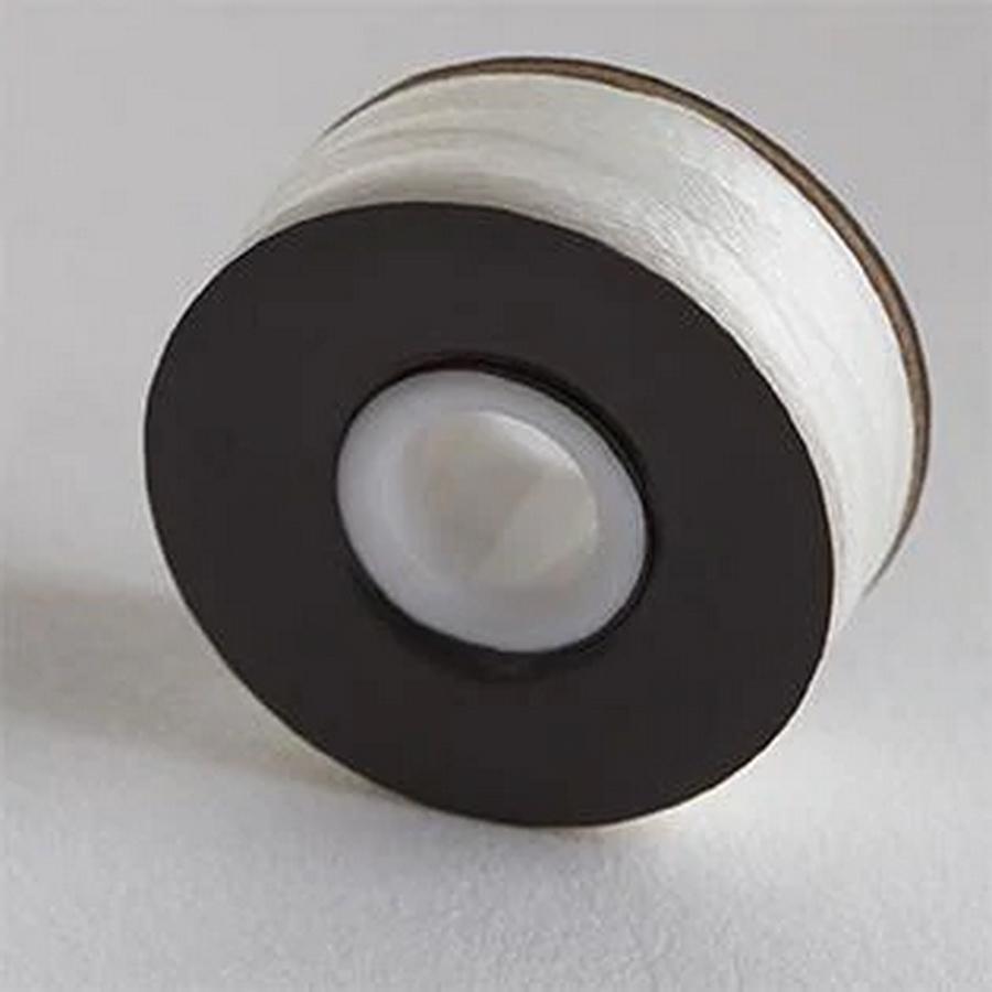 Steady Stitch Style L Magnetic Paper Sides Polyester Prewound Bobbins (12/bag) - Sewingmachinesplus.com