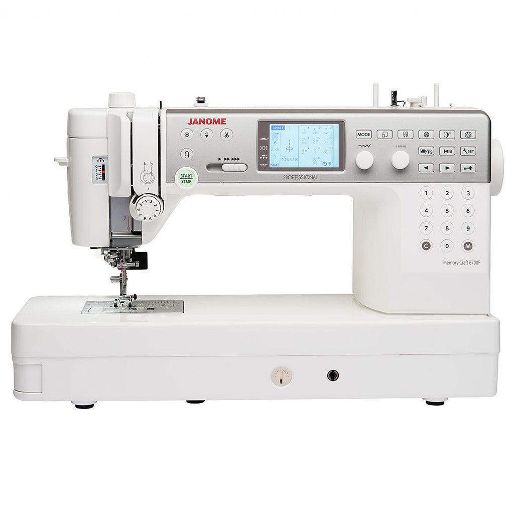 Janome Memory Craft 6700 Professional Sewing Machine - Sewingmachinesplus.com