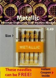 Klasse Metallic Needles Size 80/12 - Buy 2 Get 1 FREE - Sewingmachinesplus.com