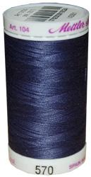 Silk Finish Cotton 50wt, 547 yards-Color-0570-True Navy