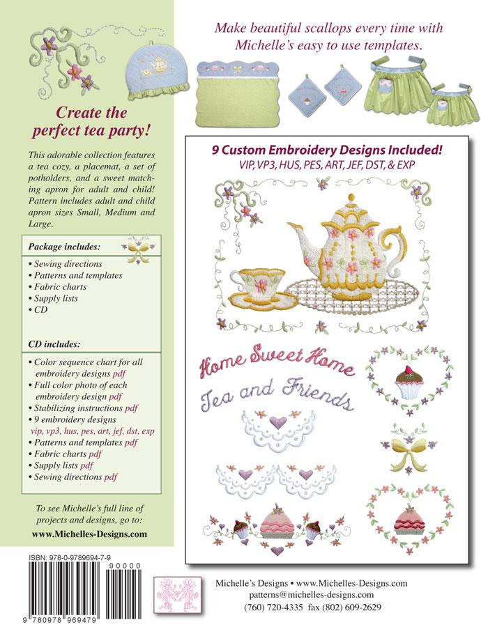 Michelles Designs - A Very Sweet Tea Party and Embroidery Collection (#3736)