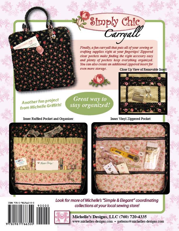 Michelles Designs - Simply Chic Carry All Pattern (#3740)