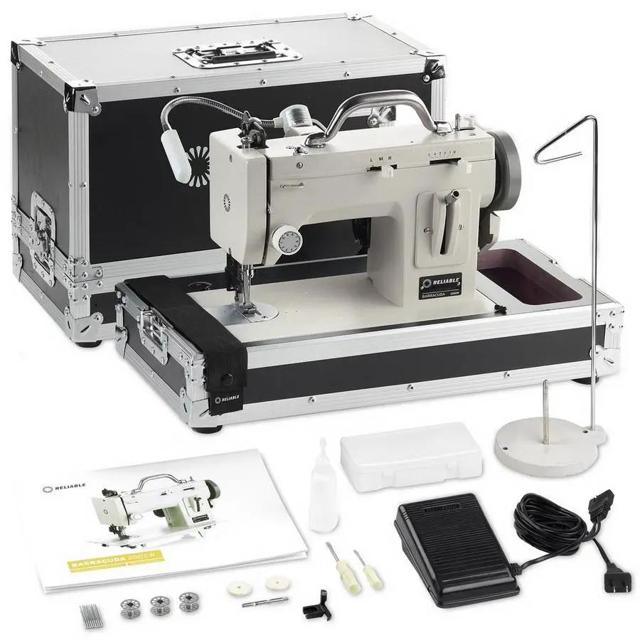 Reliable Barracuda 200ZW industrial sewing machine kit with hard case and accessories