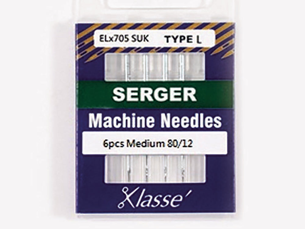 Klasse Serger Needle Ball Point ELx705 SUK 80/12 6/pack