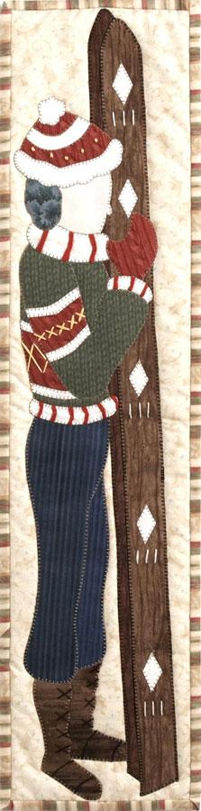 Patch Abilities - Skier Pattern 6 inches x 24 inches