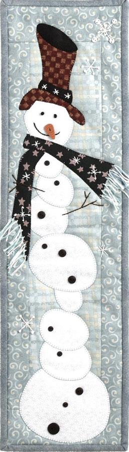 Patch Abilities - Tipsy Snowman Pattern 6 inches x 22 inches
