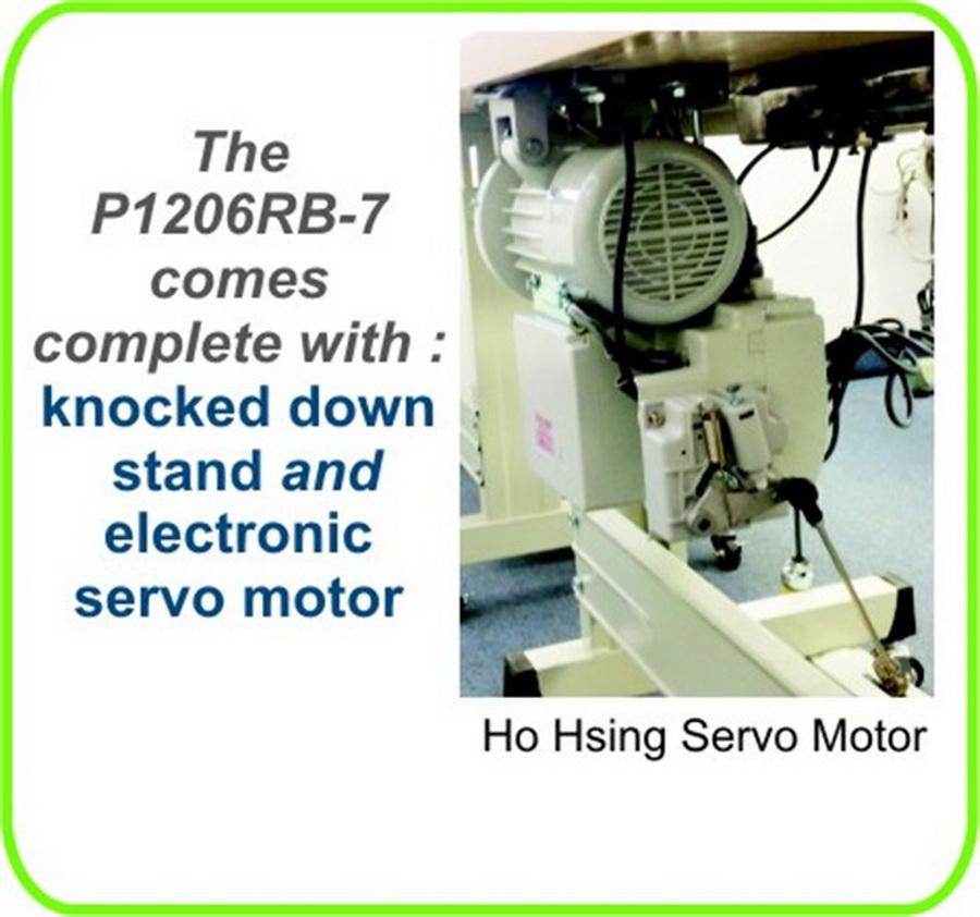 Consew Premier 1206RB-7 Lockstitch Machine with Assembled Table and Servo Motor