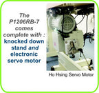 Consew Premier 1206RB-7 Lockstitch Machine with Assembled Table and Servo Motor