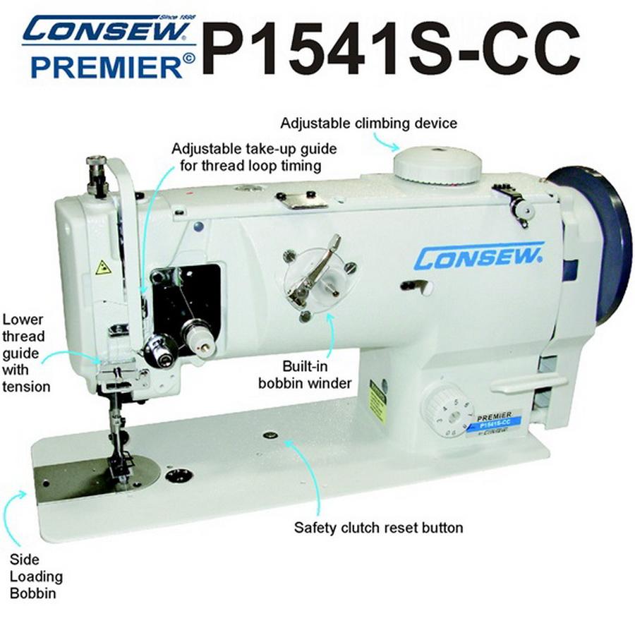 Consew Premier 1541S-CC With Assembled Table and Servo Motor