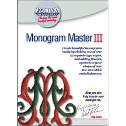 Floriani Monogram Master III Embroidery Software