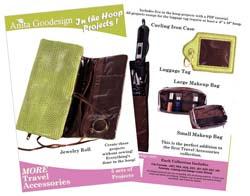 Anita Goodesign More Travel Accessories (5 Projects) - Sewingmachinesplus.com