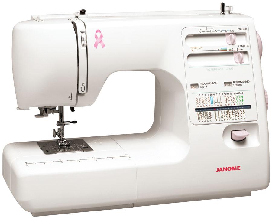 Janome MS5027 Pink Ribbon Limited Edition FS Sewing Machine - Sewingmachinesplus.com