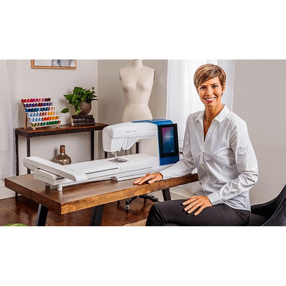 Designer Brilliance 80 Sewing Machine with optional Embroidery Unit Factory Serviced - Sewingmachinesplus.com
