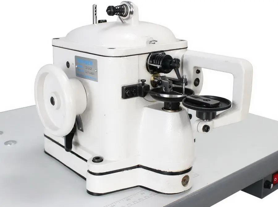 Techsew 202 Medium Fur Industrial Sewing Machine with Assembled Table & Servo Motor - Sewingmachinesplus.com