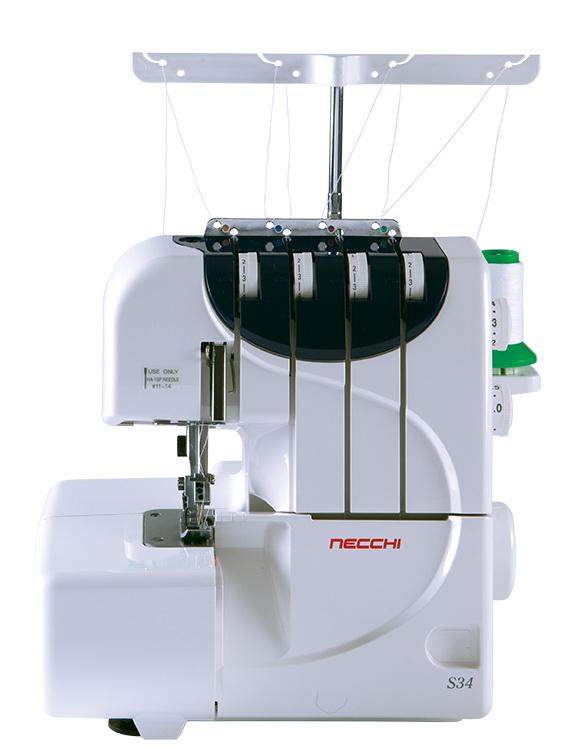 Necchi S34 Serger Machine With a Free Accessories Bundle