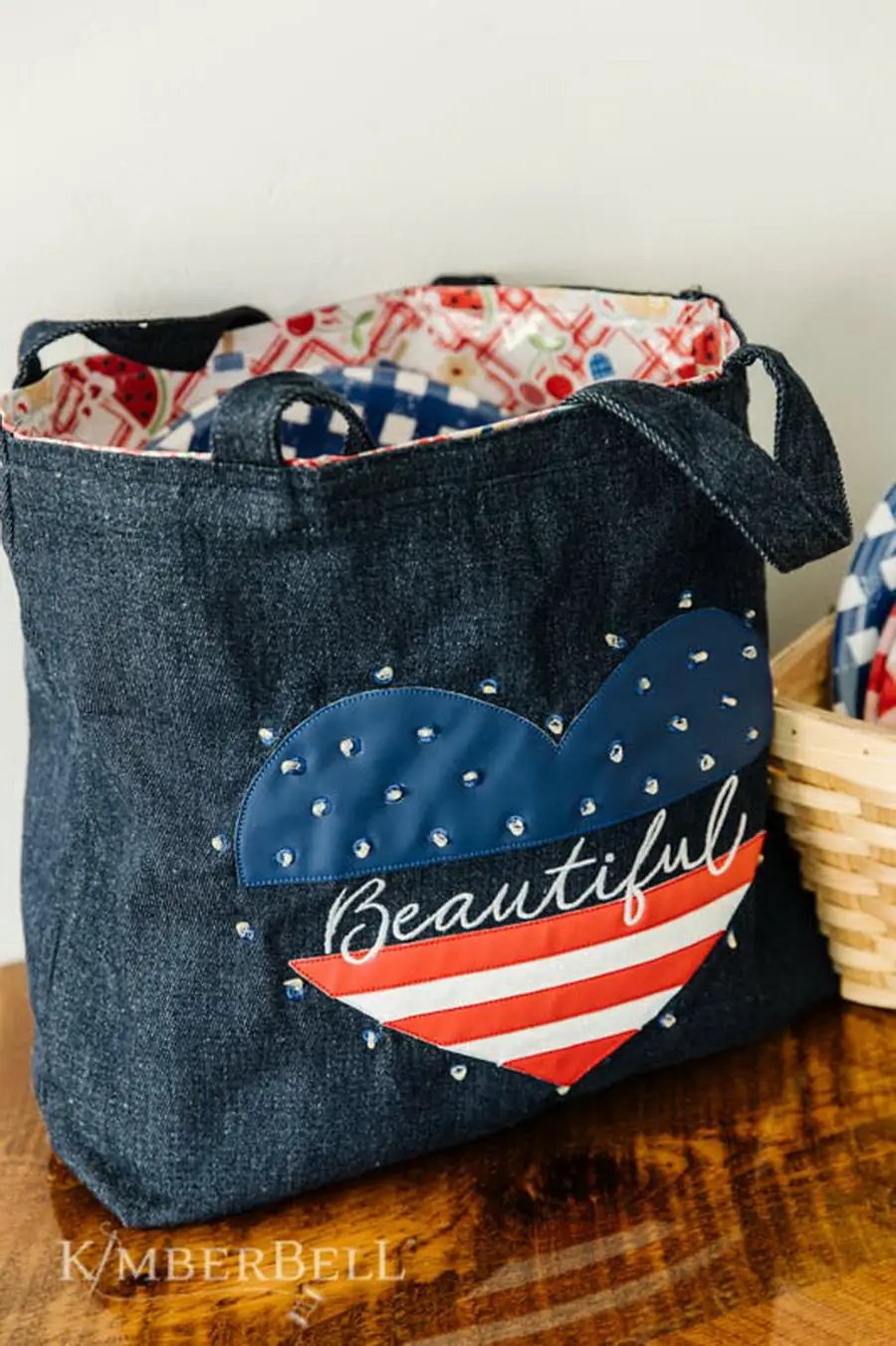 Kimberbell Red White and Bloom - Machine Embroidery CD (KD809) - Sewingmachinesplus.com