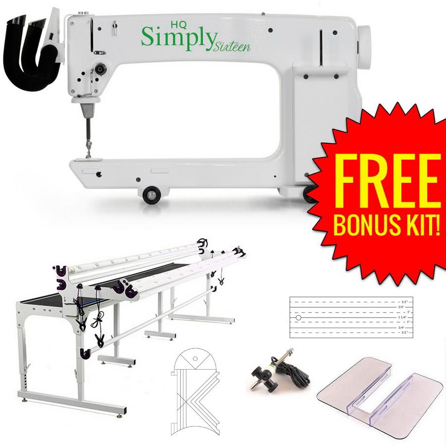 Handi Quilter Simply Sixteen 16-inch Long Arm with Free Upgrade to 12ft Studio Frame