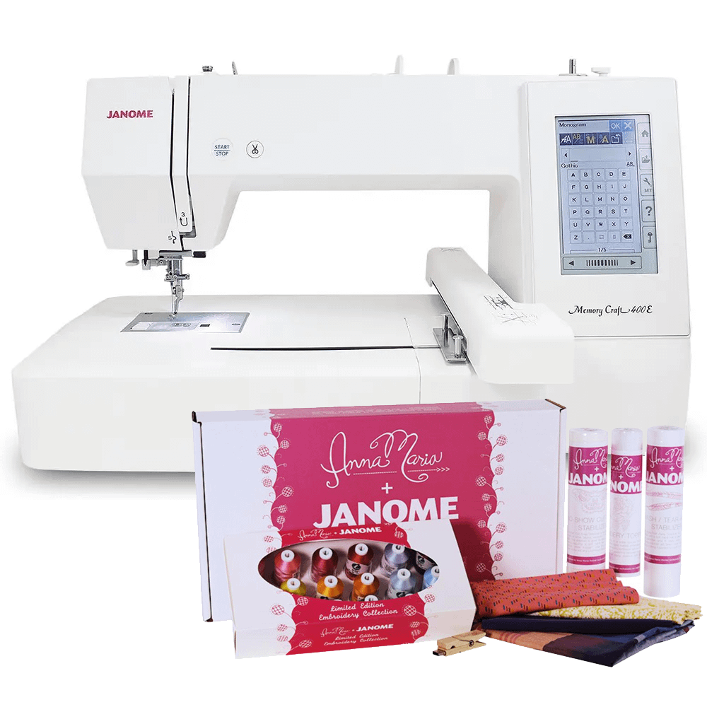 Janome Memory Craft 400E Embroidery Machine