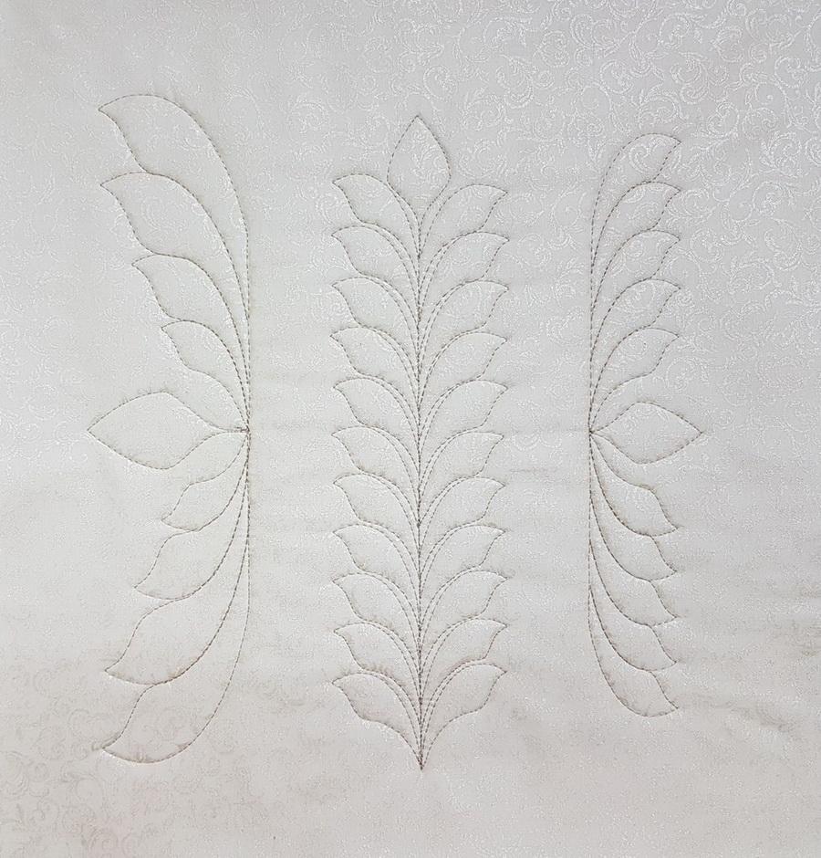 Westalee Feathered Leaf Template Set of 5