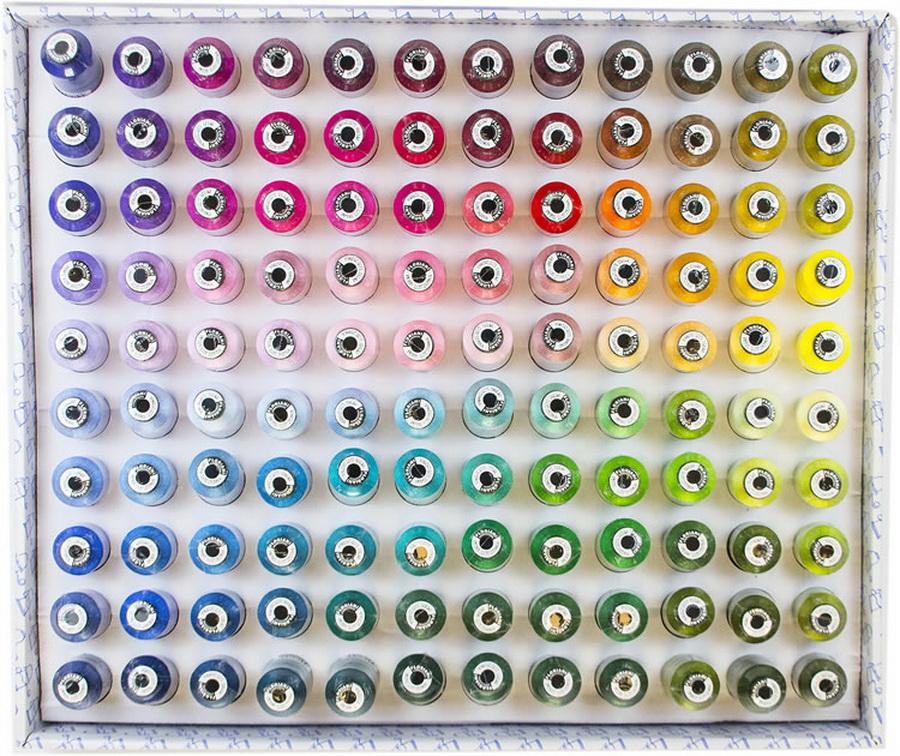 Floriani 120 Spool Thread Color Spectrum Set