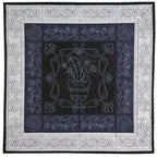 Anita Goodesign Quilters Dream 2 embroidery design software quilt block with navy center and light floral border
