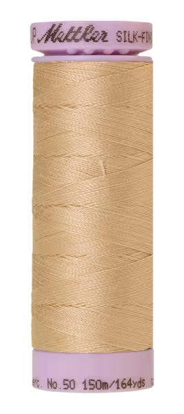 Mettler Silk-Finish 50wt.164 Yards- Color- Oat Straw (9105-0260)