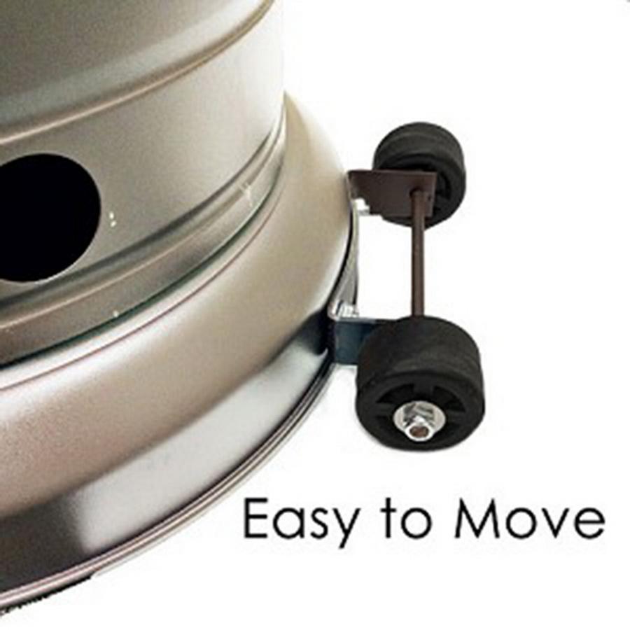 Sunheat Umbrella Patio Heater with Golden Hammered Finish