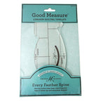 Good Measure Long Arm Every Feather Quilting Template Ruler - Sewingmachinesplus.com