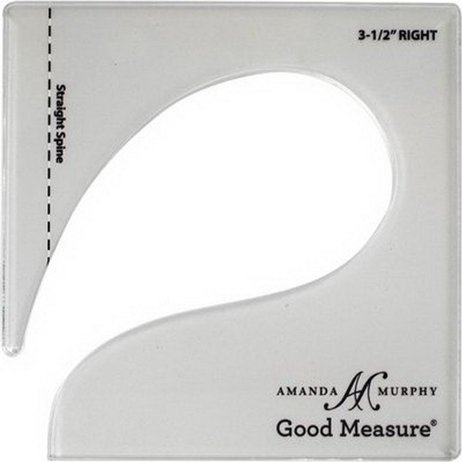 Good Measure Long Arm Every Feather Plume 2 Quilting Template Ruler 4 PC Set - Sewingmachinesplus.com