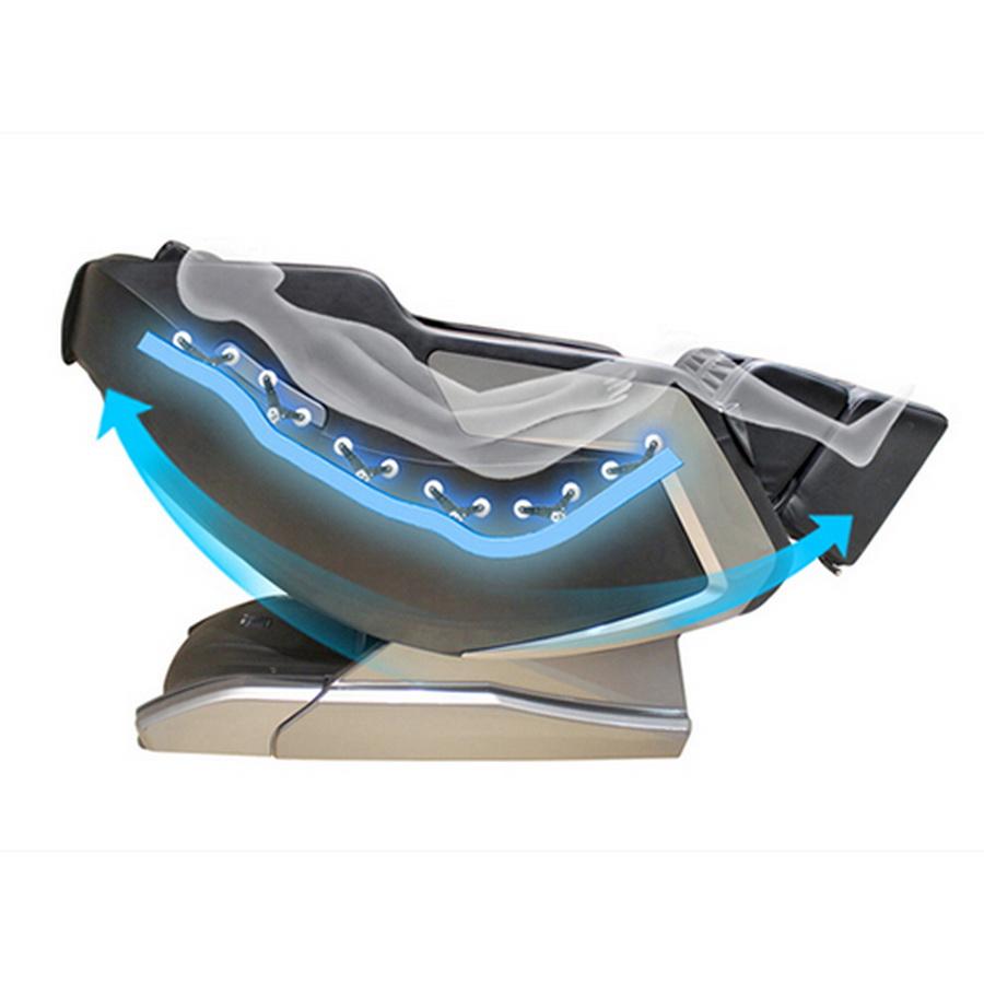 Original SUNHEAT Infrared Zero Gravity Massage Chair - Black - Sewingmachinesplus.com