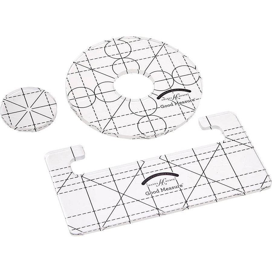 Good Measure Long Arm Every Jubilee Quilting Template Ruler 3 PC Set - Sewingmachinesplus.com