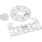 Good Measure Long Arm Every Jubilee Quilting Template Ruler 3 PC Set - Sewingmachinesplus.com