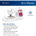 Brother PE545 WLAN Embroidery Machine - Sewingmachinesplus.com