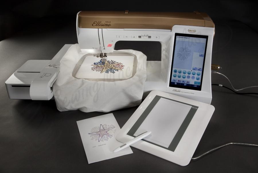 Baby Lock Ellisimo Gold Sewing, Quilting and Embroidery Machine (BLSOG) - Sewingmachinesplus.com