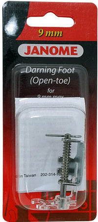 Janome 9mm Open Toe Darning Foot (202314002)