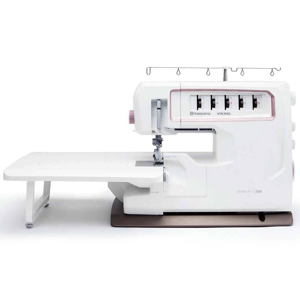 Husqvarna Viking Amber Air S500 Serger & Coverstitch Combo - Sewingmachinesplus.com