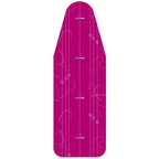 LauraStar Origami Cover ironing board cover in magenta with white linear pattern and LauraStar branding