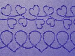 Grace Pattern Perfect Plastic - Hearts Full Frame Set