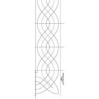 Borders Made Easy Pantograph - 26ft. of 3in. border pattern (101)