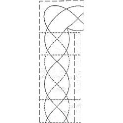 Borders Made Easy Pantograph 26ft. of 1.75in. border pattern (103)