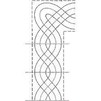 Borders Made Easy Pantograph 26ft. of 6.5in. border pattern (111)