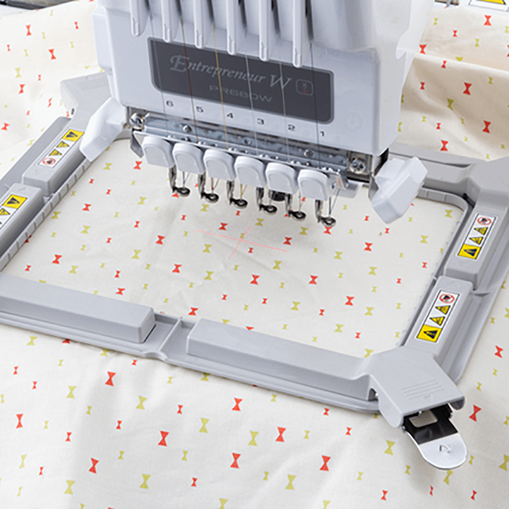 Brother PRVMFL Single Flash Frame L Clamp Magnetic Hoop (5in x 7in) - Sewingmachinesplus.com