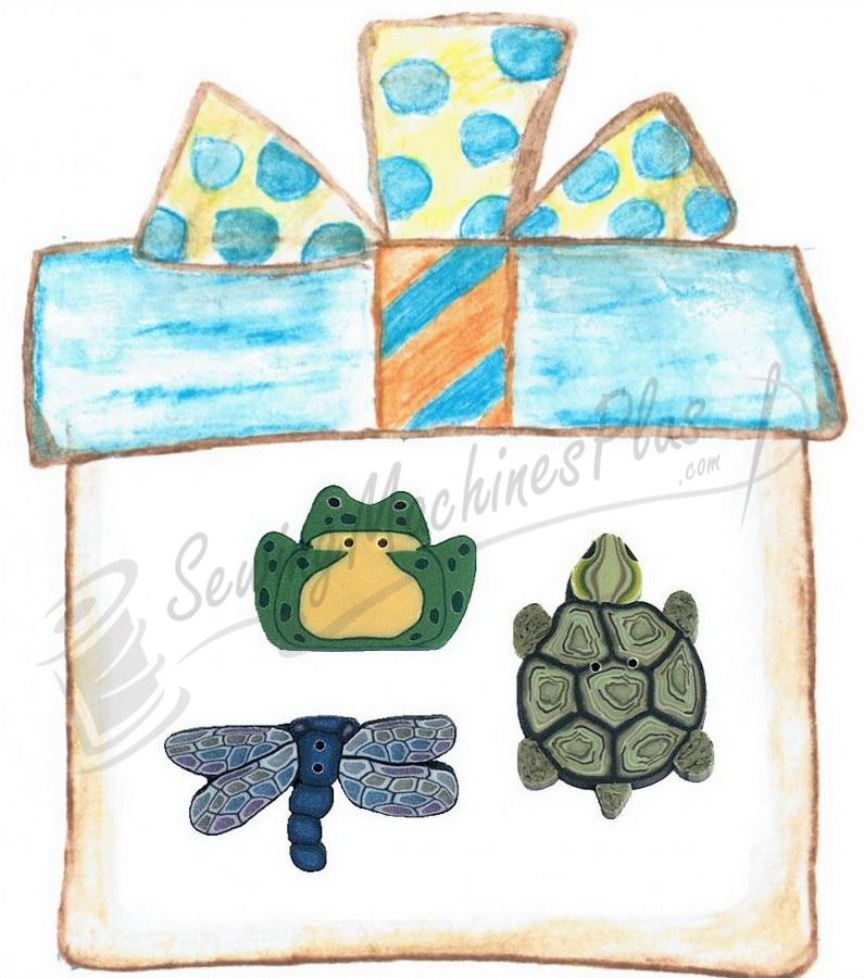 Patch Abilities P60 Pond Critters Button Pack